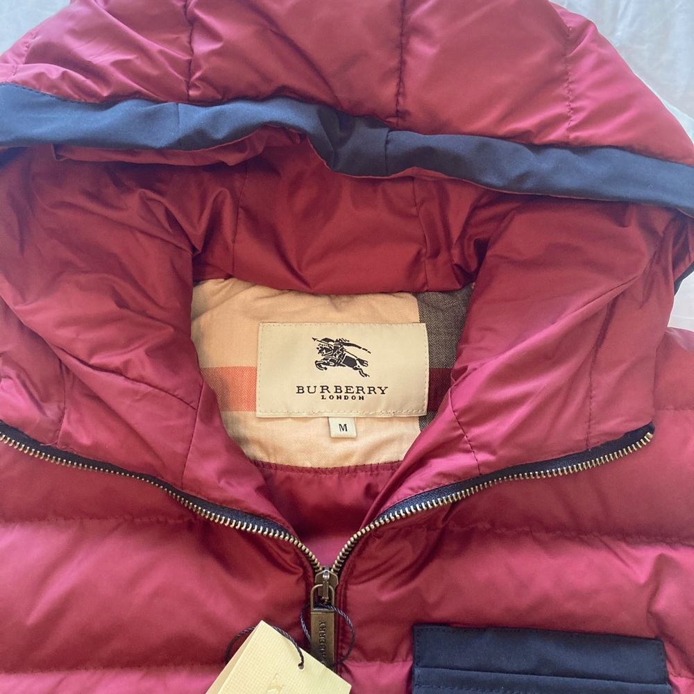 Burberry Puffer Hoodie Vest